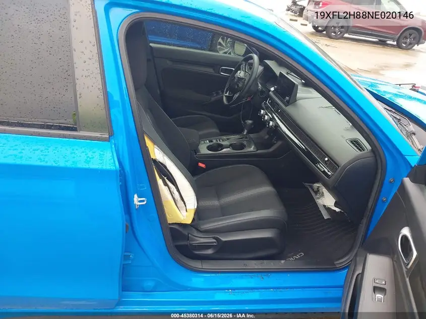 19XFL2H88NE020146 2022 Honda Civic Sport