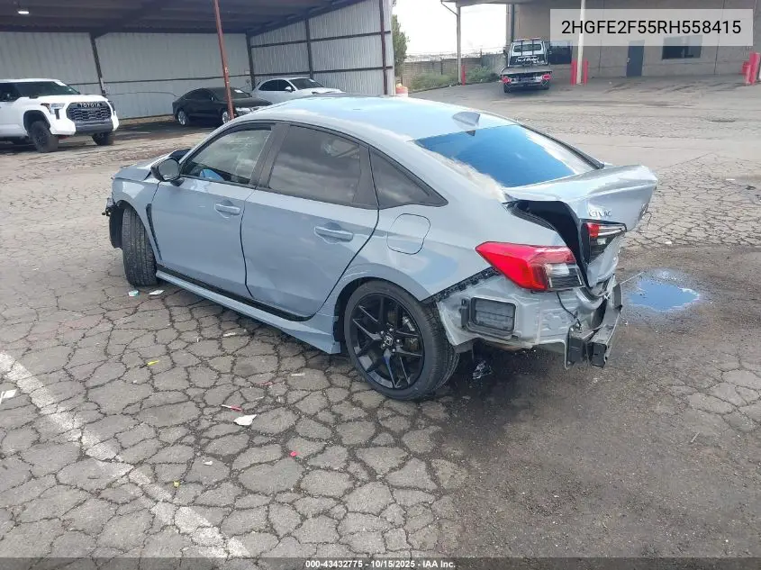 2HGFE2F55RH558415 2024 Honda Civic Sport