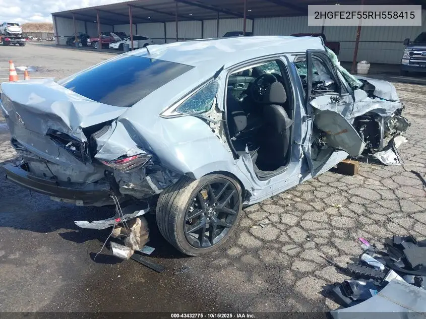 2HGFE2F55RH558415 2024 Honda Civic Sport