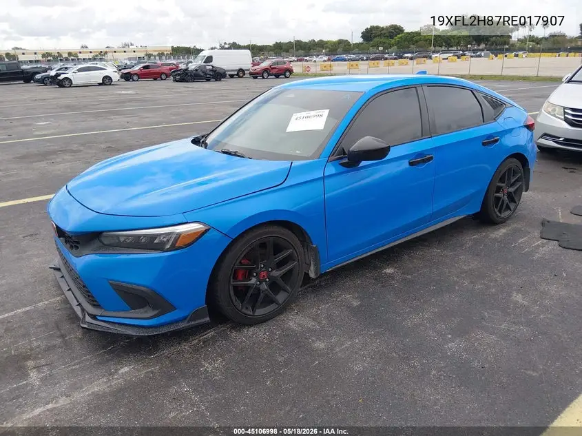 19XFL2H87RE017907 2024 Honda Civic Sport