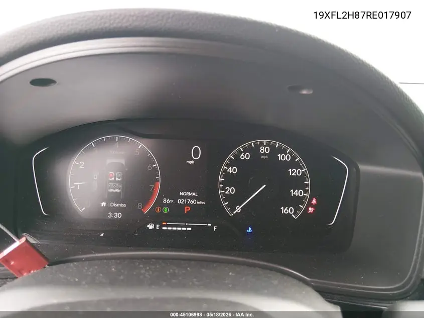 19XFL2H87RE017907 2024 Honda Civic Sport