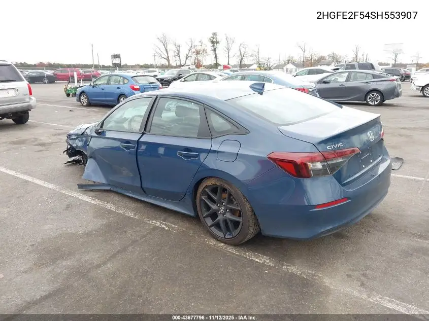 2HGFE2F54SH553907 2025 Honda Civic Sport