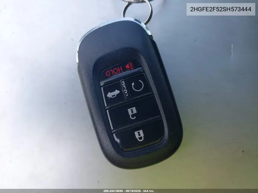 2HGFE2F52SH573444 2025 Honda Civic Sport