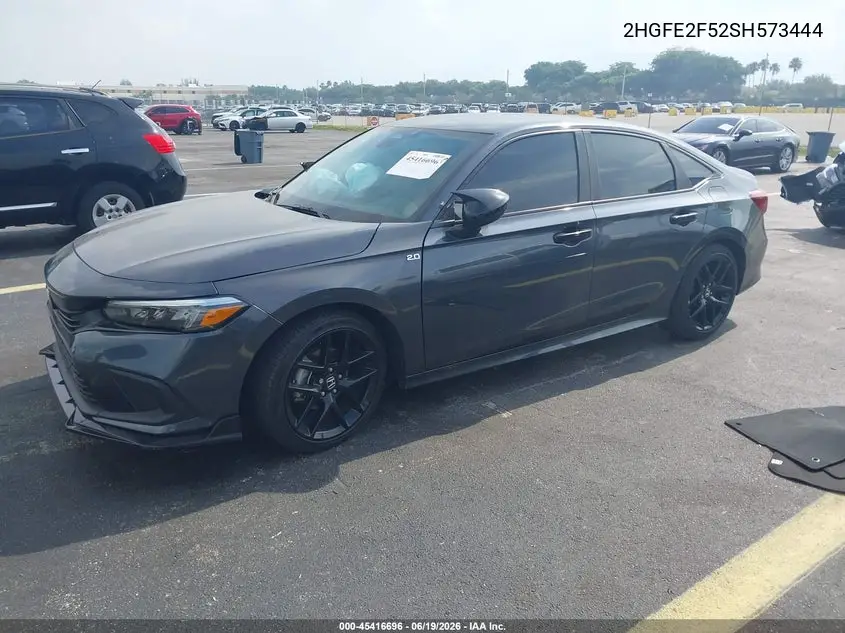 2HGFE2F52SH573444 2025 Honda Civic Sport