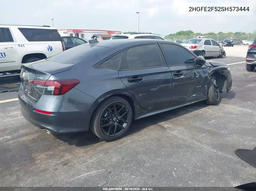 2HGFE2F52SH573444 2025 Honda Civic Sport