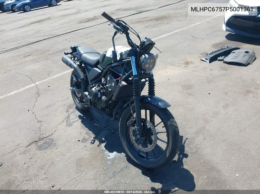 2023 Honda Cl500 A VIN: MLHPC6757P5001361 Lot: 45124810