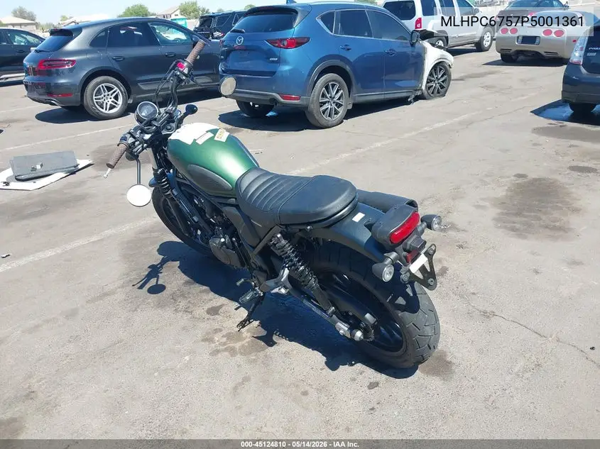 2023 Honda Cl500 A VIN: MLHPC6757P5001361 Lot: 45124810