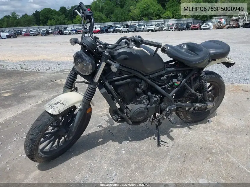 2023 Honda Cl500 A VIN: MLHPC6753P5000949 Lot: 45227058