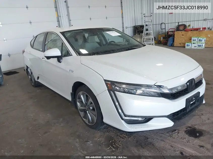 2018 Honda Clarity Plug-In Hybrid Touring VIN: JHMZC5F33JC018990 Lot: 44649580