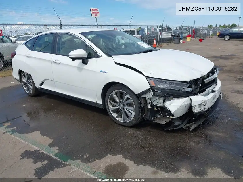 2018 Honda Clarity Plug-In Hybrid VIN: JHMZC5F11JC016282 Lot: 44812808