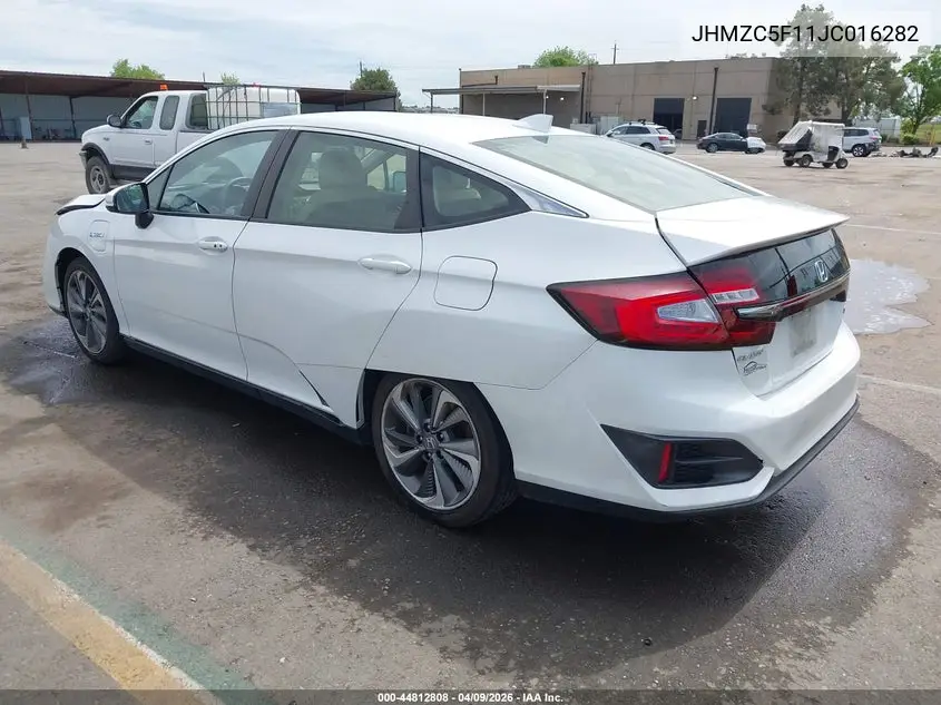 2018 Honda Clarity Plug-In Hybrid VIN: JHMZC5F11JC016282 Lot: 44812808