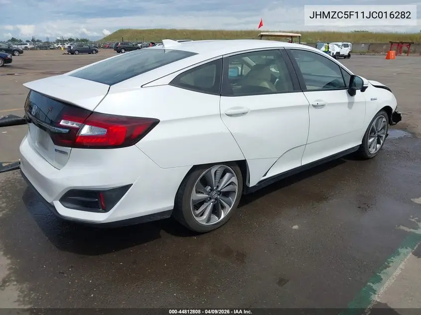 2018 Honda Clarity Plug-In Hybrid VIN: JHMZC5F11JC016282 Lot: 44812808