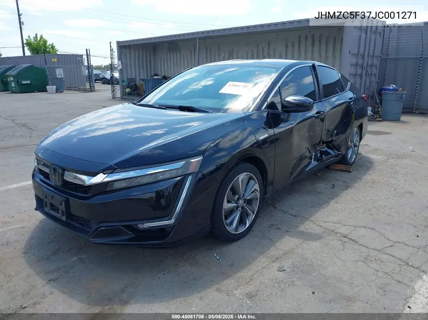 2018 Honda Clarity Plug-In Hybrid Touring VIN: JHMZC5F37JC001271 Lot: 45061706