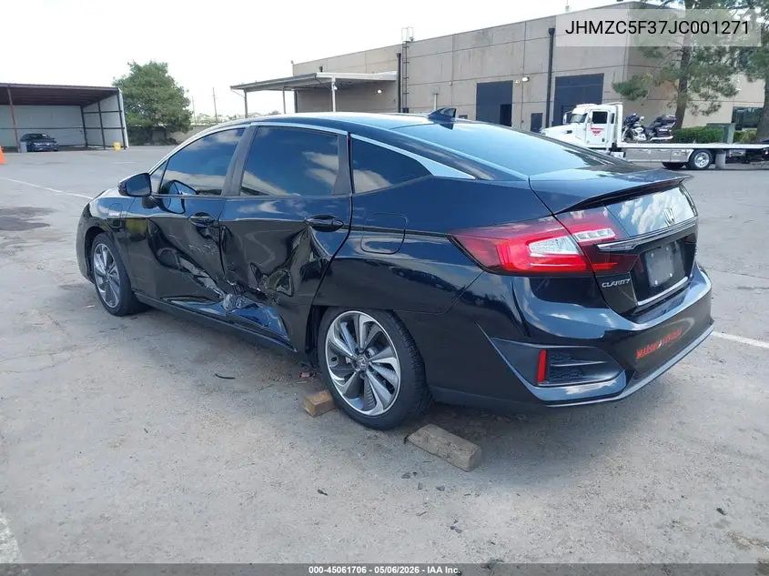 2018 Honda Clarity Plug-In Hybrid Touring VIN: JHMZC5F37JC001271 Lot: 45061706