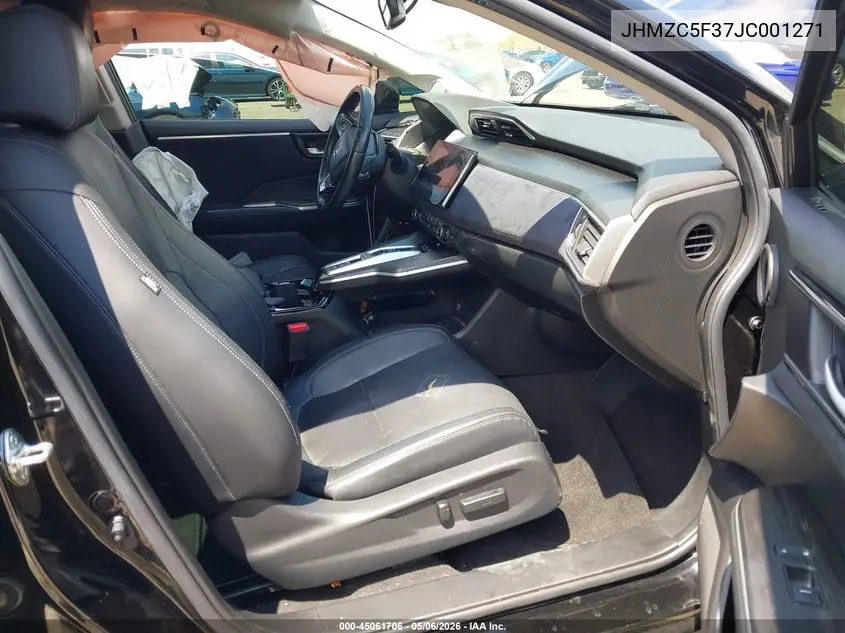 2018 Honda Clarity Plug-In Hybrid Touring VIN: JHMZC5F37JC001271 Lot: 45061706