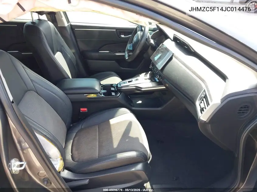 2018 Honda Clarity Plug-In Hybrid VIN: JHMZC5F14JC014476 Lot: 45096776