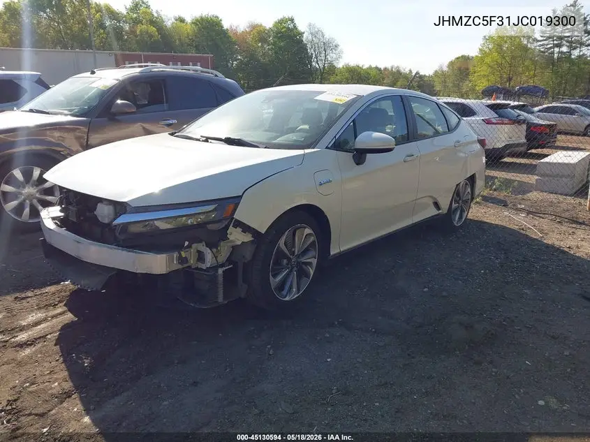 2018 Honda Clarity Plug-In Hybrid Touring VIN: JHMZC5F31JC019300 Lot: 45130594