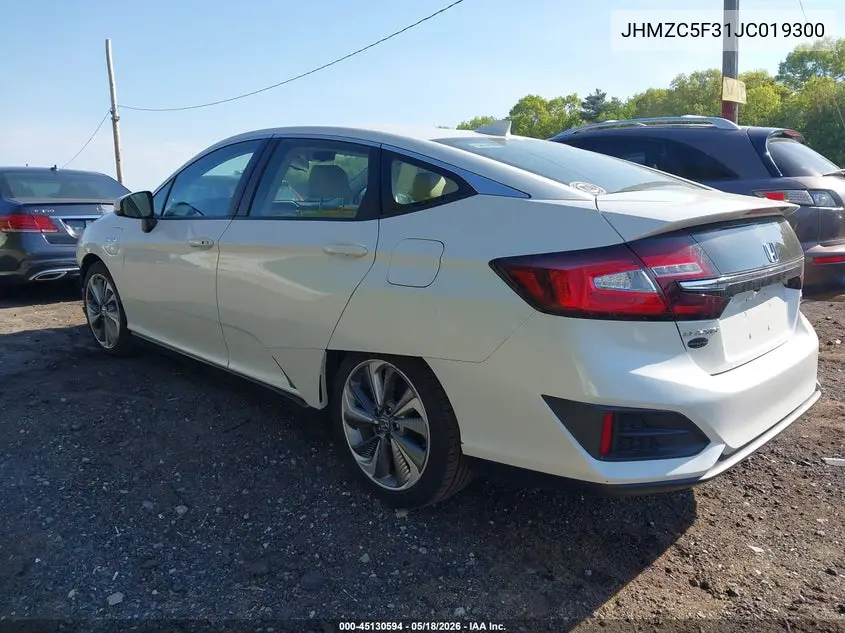 2018 Honda Clarity Plug-In Hybrid Touring VIN: JHMZC5F31JC019300 Lot: 45130594