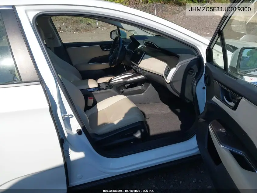 2018 Honda Clarity Plug-In Hybrid Touring VIN: JHMZC5F31JC019300 Lot: 45130594