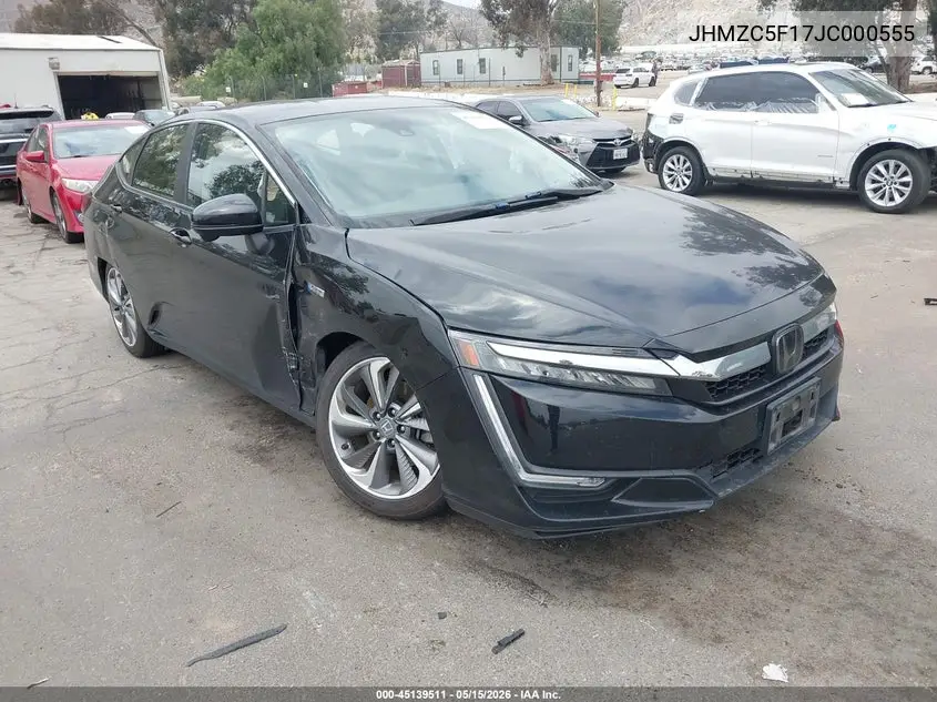 2018 Honda Clarity Plug-In Hybrid VIN: JHMZC5F17JC000555 Lot: 45139511