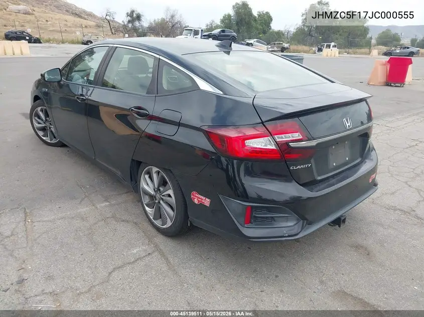 2018 Honda Clarity Plug-In Hybrid VIN: JHMZC5F17JC000555 Lot: 45139511