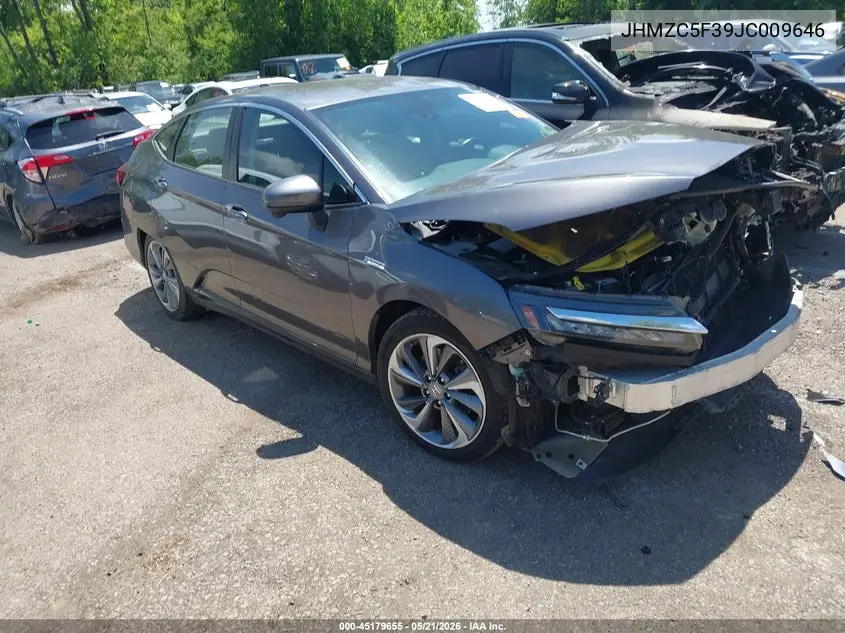 2018 Honda Clarity Plug-In Hybrid Touring VIN: JHMZC5F39JC009646 Lot: 45179655