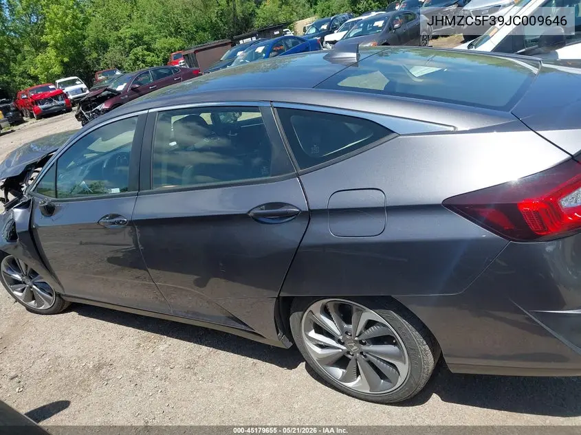 2018 Honda Clarity Plug-In Hybrid Touring VIN: JHMZC5F39JC009646 Lot: 45179655