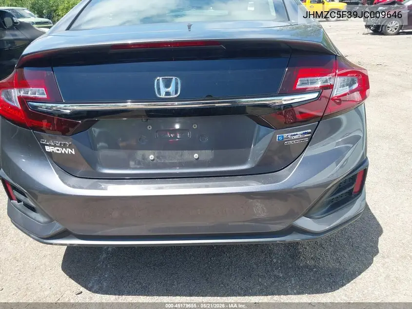 2018 Honda Clarity Plug-In Hybrid Touring VIN: JHMZC5F39JC009646 Lot: 45179655