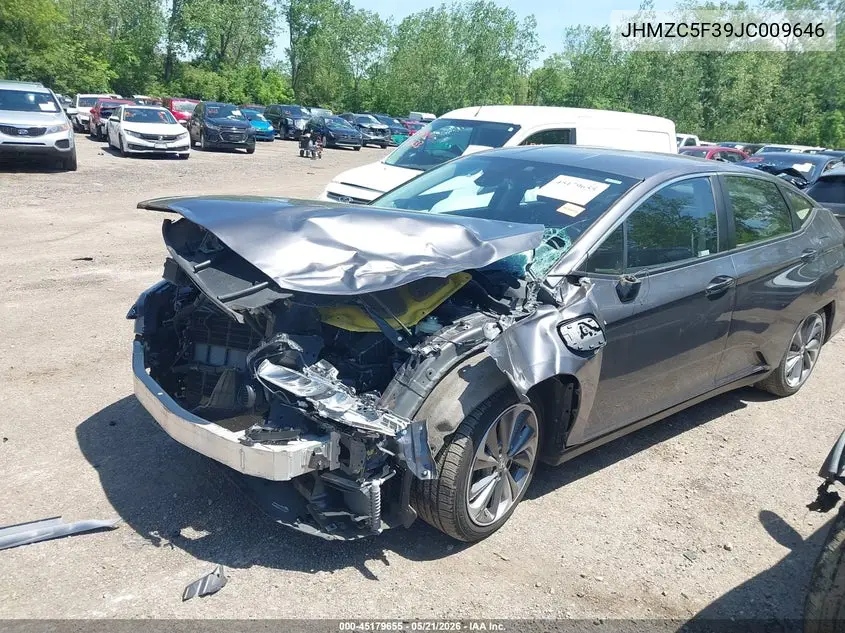 2018 Honda Clarity Plug-In Hybrid Touring VIN: JHMZC5F39JC009646 Lot: 45179655