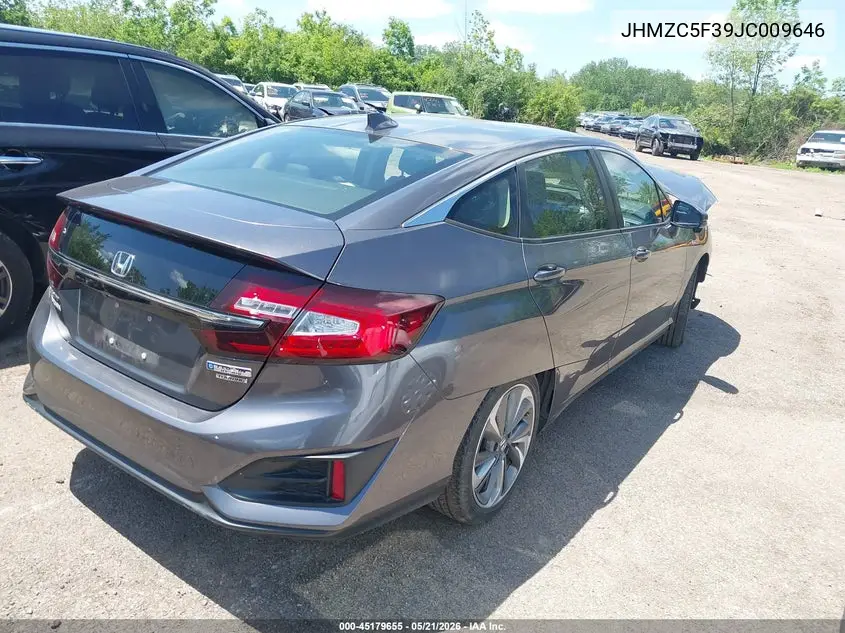 2018 Honda Clarity Plug-In Hybrid Touring VIN: JHMZC5F39JC009646 Lot: 45179655