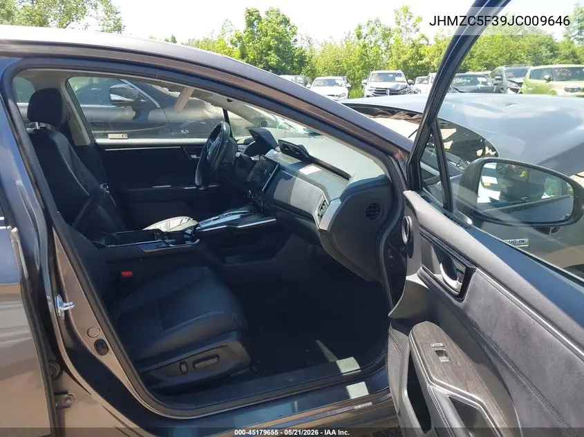 2018 Honda Clarity Plug-In Hybrid Touring VIN: JHMZC5F39JC009646 Lot: 45179655