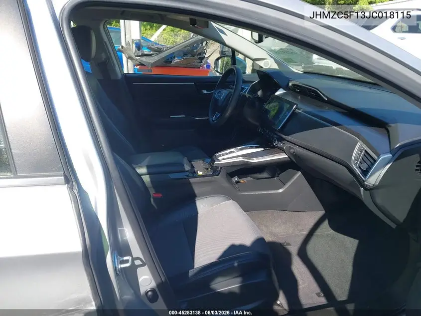 2018 Honda Clarity Plug-In Hybrid VIN: JHMZC5F13JC018115 Lot: 45283138