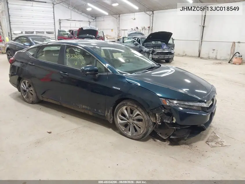 2018 Honda Clarity Plug-In Hybrid VIN: JHMZC5F13JC018549 Lot: 45334206