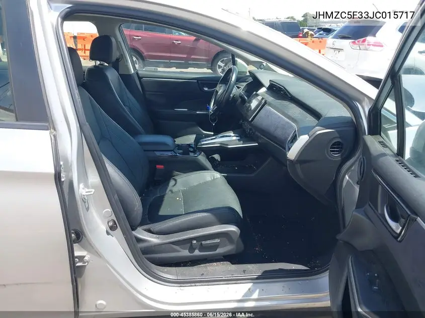 2018 Honda Clarity Plug-In Hybrid Touring VIN: JHMZC5F33JC015717 Lot: 45385860