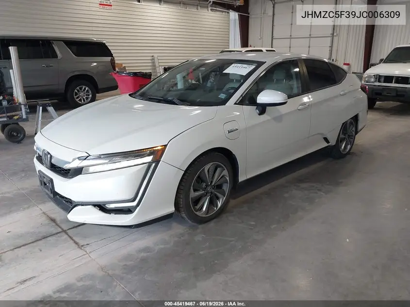 2018 Honda Clarity Plug-In Hybrid Touring VIN: JHMZC5F39JC006309 Lot: 45419467