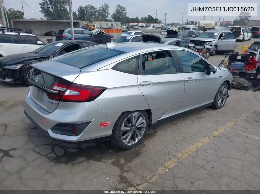 2018 Honda Clarity Plug-In Hybrid VIN: JHMZC5F11JC015620 Lot: 45422515