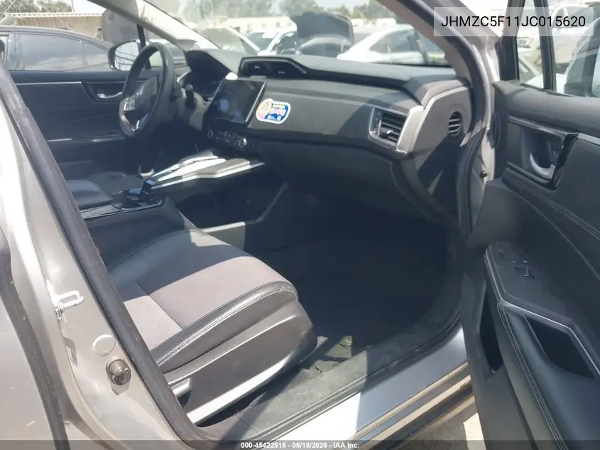 2018 Honda Clarity Plug-In Hybrid VIN: JHMZC5F11JC015620 Lot: 45422515