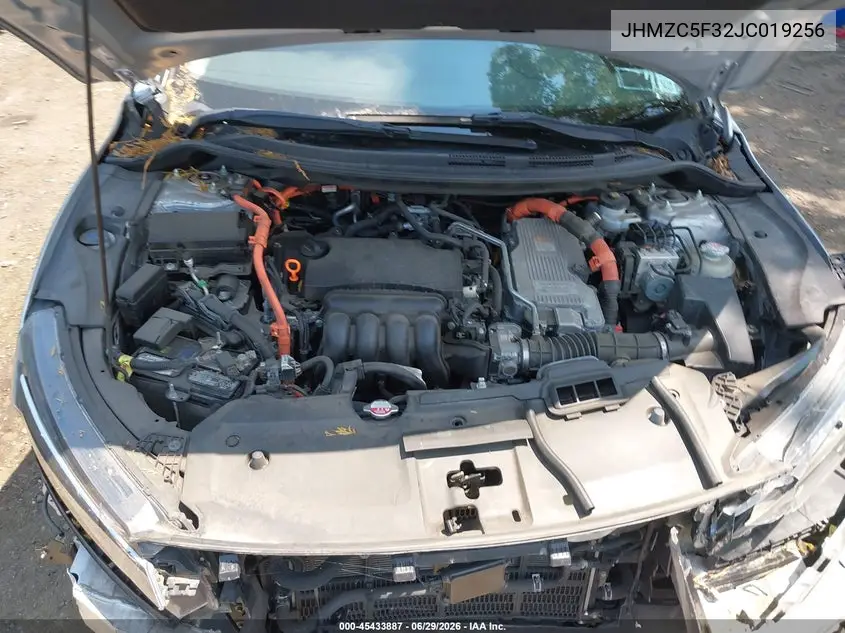 2018 Honda Clarity Plug-In Hybrid Touring VIN: JHMZC5F32JC019256 Lot: 45433887