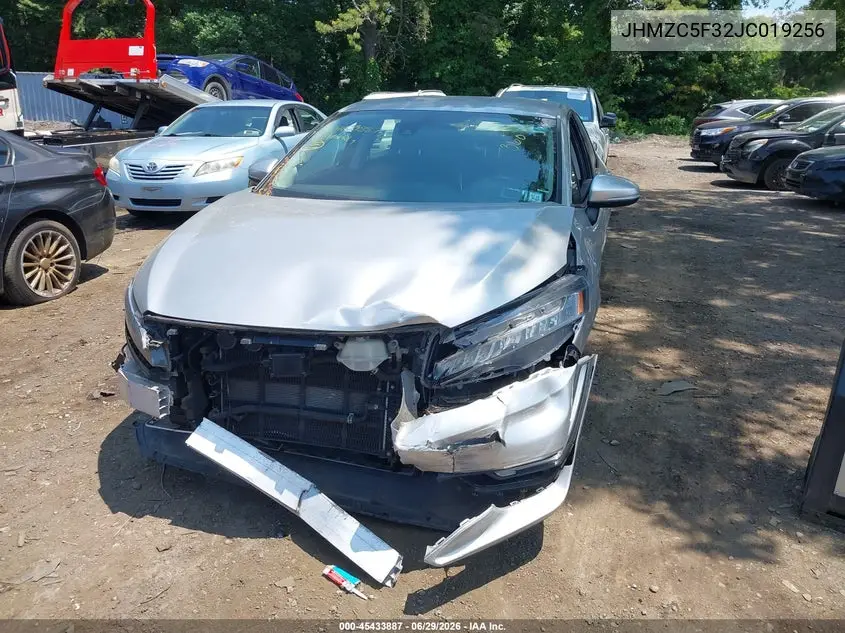 2018 Honda Clarity Plug-In Hybrid Touring VIN: JHMZC5F32JC019256 Lot: 45433887