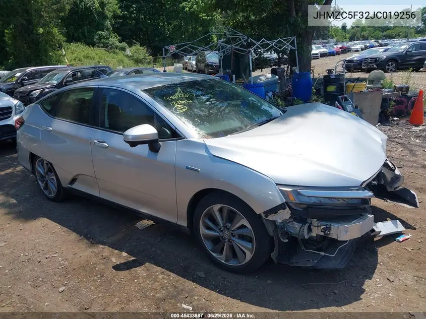 2018 Honda Clarity Plug-In Hybrid Touring VIN: JHMZC5F32JC019256 Lot: 45433887