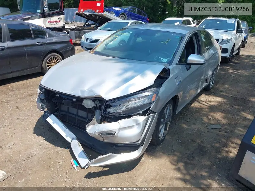 2018 Honda Clarity Plug-In Hybrid Touring VIN: JHMZC5F32JC019256 Lot: 45433887