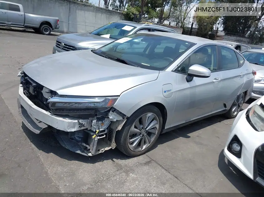 2018 Honda Clarity Plug-In Hybrid VIN: JHMZC5F11JC023801 Lot: 45446348