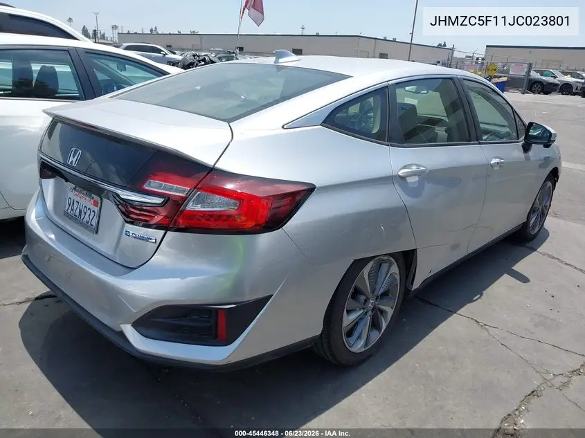 2018 Honda Clarity Plug-In Hybrid VIN: JHMZC5F11JC023801 Lot: 45446348