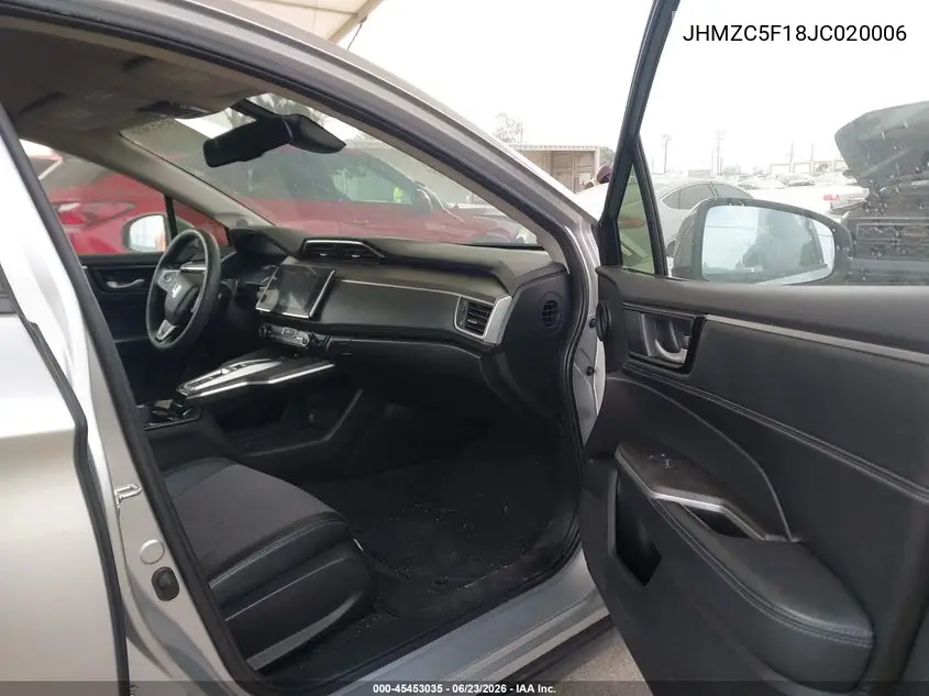 2018 Honda Clarity Plug-In Hybrid VIN: JHMZC5F18JC020006 Lot: 45453035
