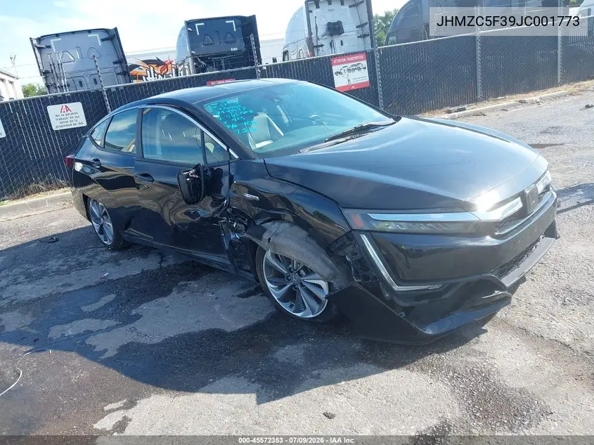 2018 Honda Clarity Plug-In Hybrid Touring VIN: JHMZC5F39JC001773 Lot: 45572353