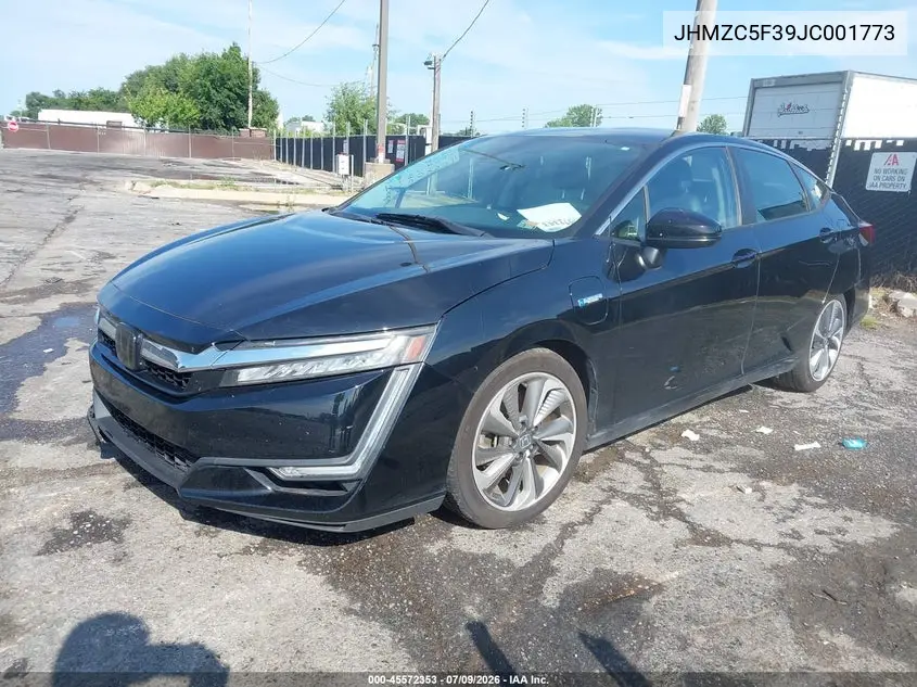 2018 Honda Clarity Plug-In Hybrid Touring VIN: JHMZC5F39JC001773 Lot: 45572353