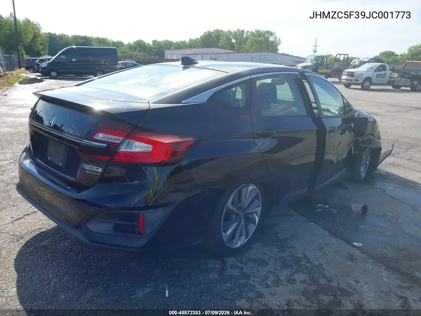 2018 Honda Clarity Plug-In Hybrid Touring VIN: JHMZC5F39JC001773 Lot: 45572353