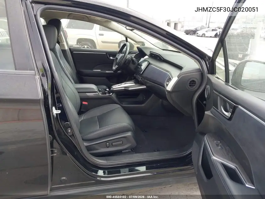 2018 Honda Clarity Plug-In Hybrid Touring VIN: JHMZC5F30JC020051 Lot: 45585102