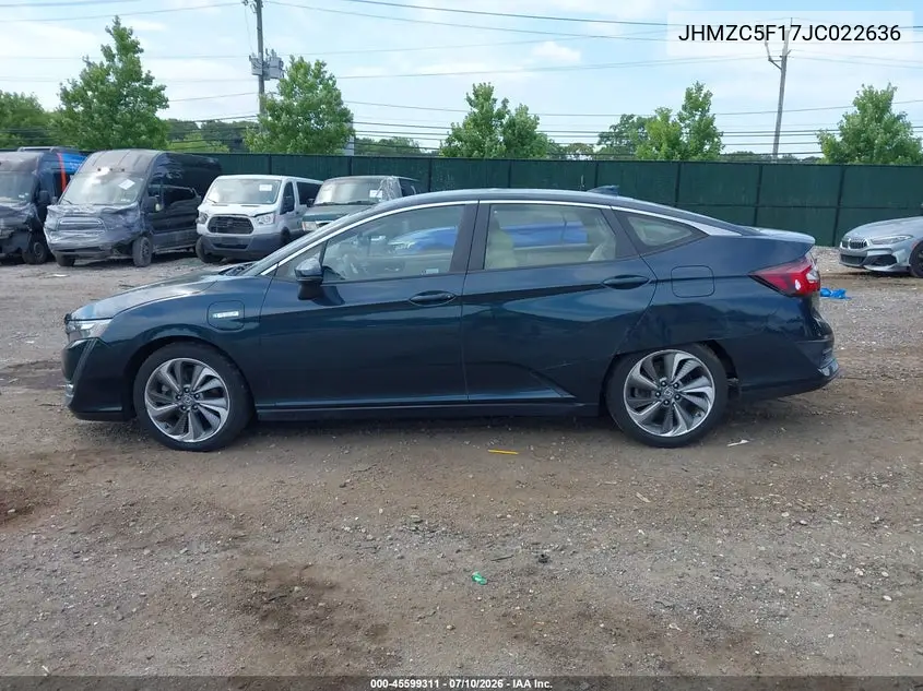 2018 Honda Clarity Plug-In Hybrid VIN: JHMZC5F17JC022636 Lot: 45599311