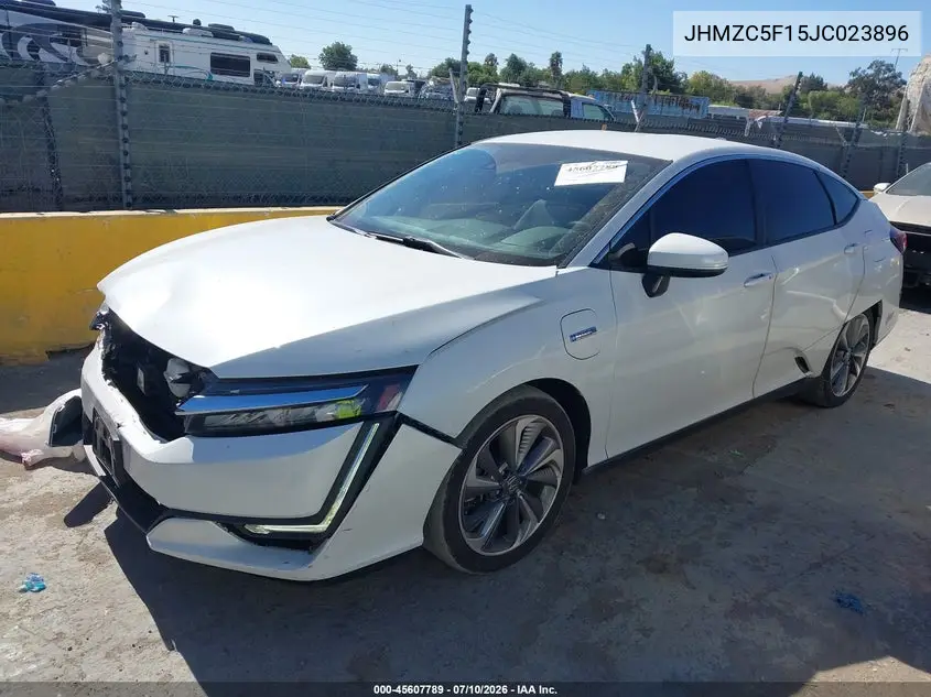 2018 Honda Clarity Plug-In Hybrid VIN: JHMZC5F15JC023896 Lot: 45607789